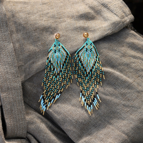 Divine Turquoise Earrings Good Tidings Style