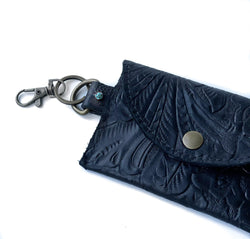 Charro Western Key Pouch Black-Keychains-Good Tidings