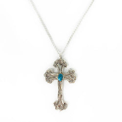 Cross Sterling Silver necklace De Soto-Necklace-Good Tidings