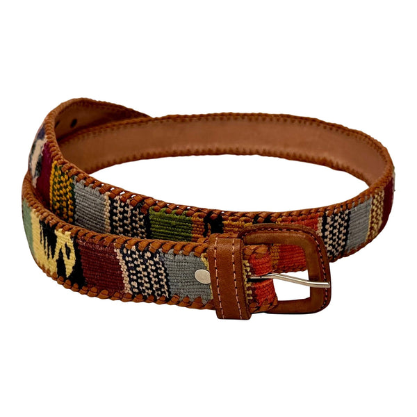 Leather and Cotton Belt