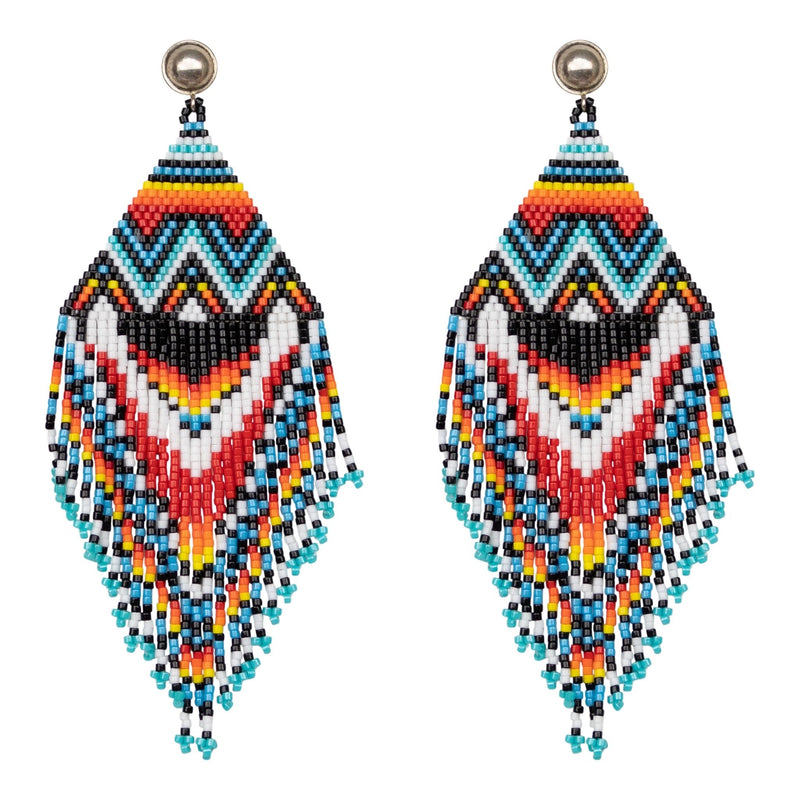 Toucan Beaded Earrings-Earrings-Good Tidings